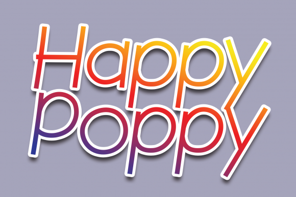 Happy Poppy Font: A Friendly Display for Modern Design
