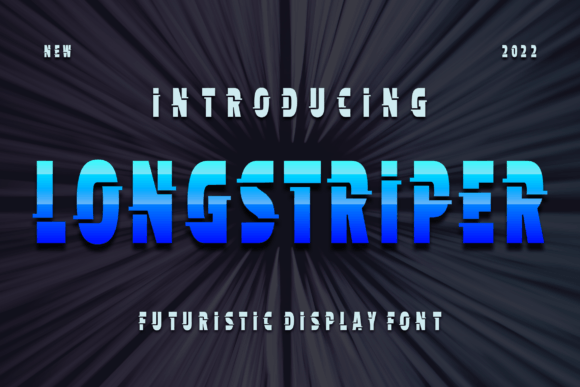 Longstriper: A Modern Typeface for Bold Visual Impact