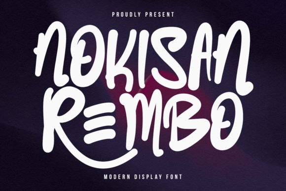 Nokisan Rembo: A Display Font for Modern Creativity