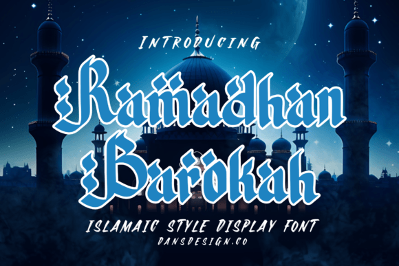 Ramadhan Barokah: A Quirky Font for Modern Design