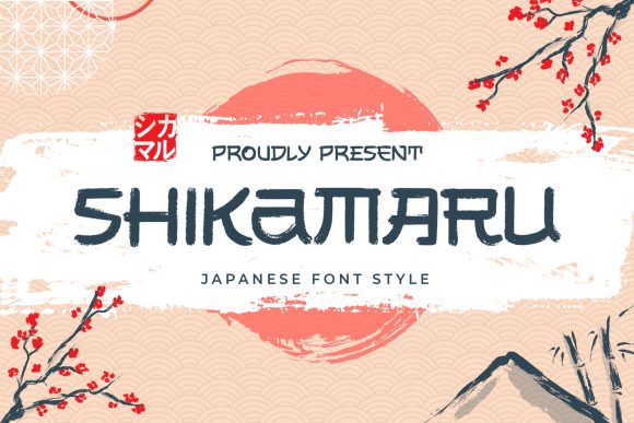 Shikamaru: The Japanese Brush Font for Bold Design